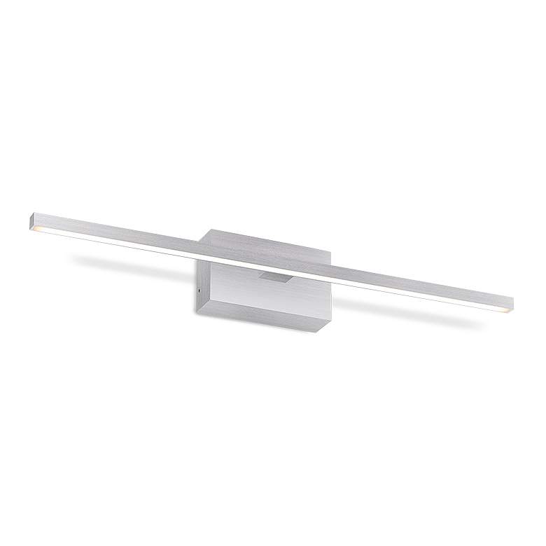 Image 1 Kuzco Vega Minor LED 24-in Brushed Nickel Vanity Light