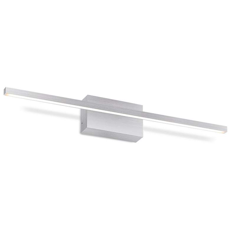 Image 1 Kuzco Vega Minor LED 24-in Brushed Nickel Vanity Light