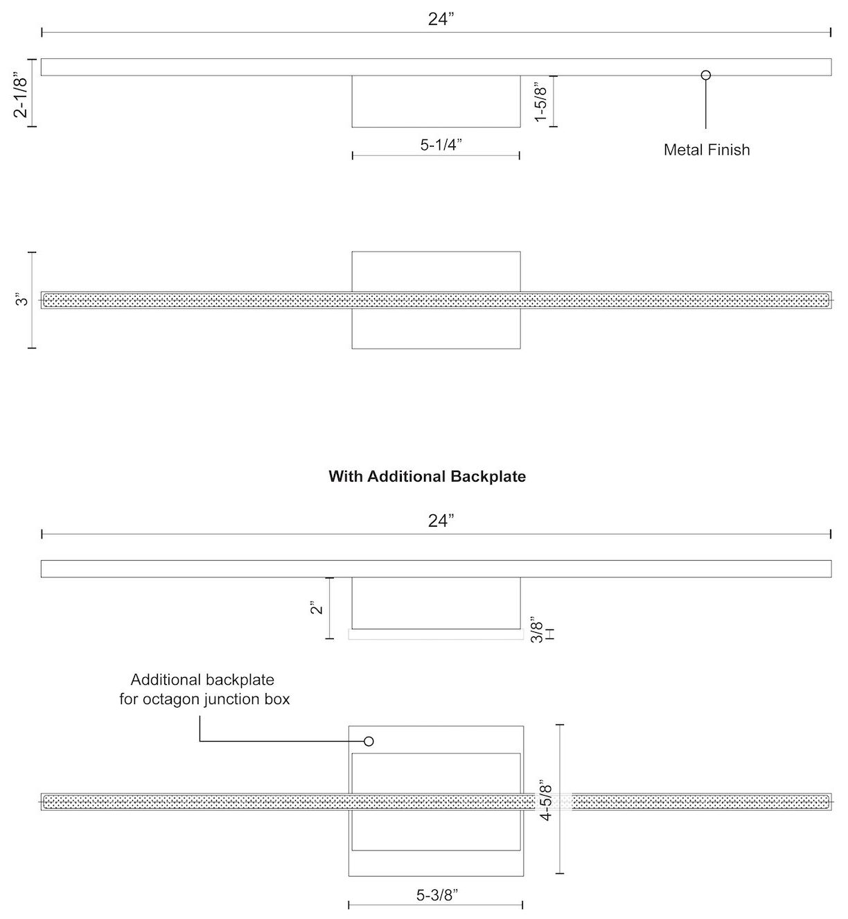 Thumbnail3 of Kuzco Vega Minor LED 24-in White Wall Sconce more views