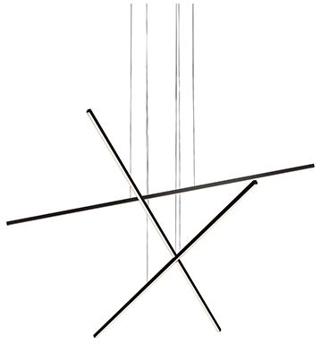 Image 4 Kuzco Vega Minor LED 3 Head Black Multi-Pendant more views