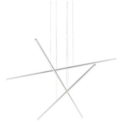 Kuzco Vega Minor LED 3 Head Brushed Nickel Multi-Pendant