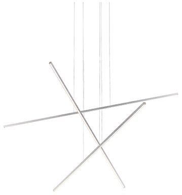 Image 2 Kuzco Vega Minor LED 3 Head Brushed Nickel Multi-Pendant more views