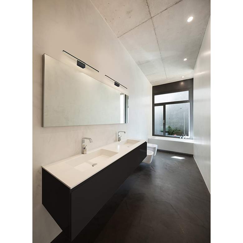 Image 2 Kuzco Vega Minor LED 36-in Black Vanity Light more views
