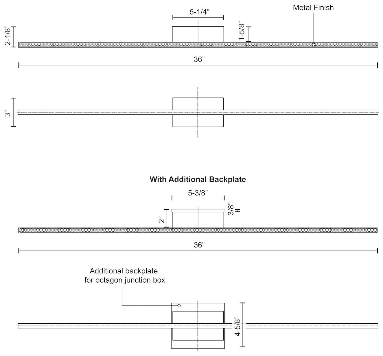 Image 3 Kuzco Vega Minor LED 36-in Brushed Gold Vanity Light more views