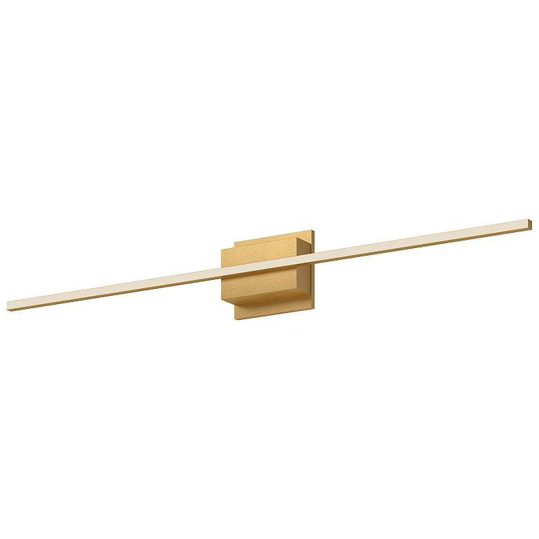 Image 1 Kuzco Vega Minor LED 36-in Brushed Gold Wall Sconce
