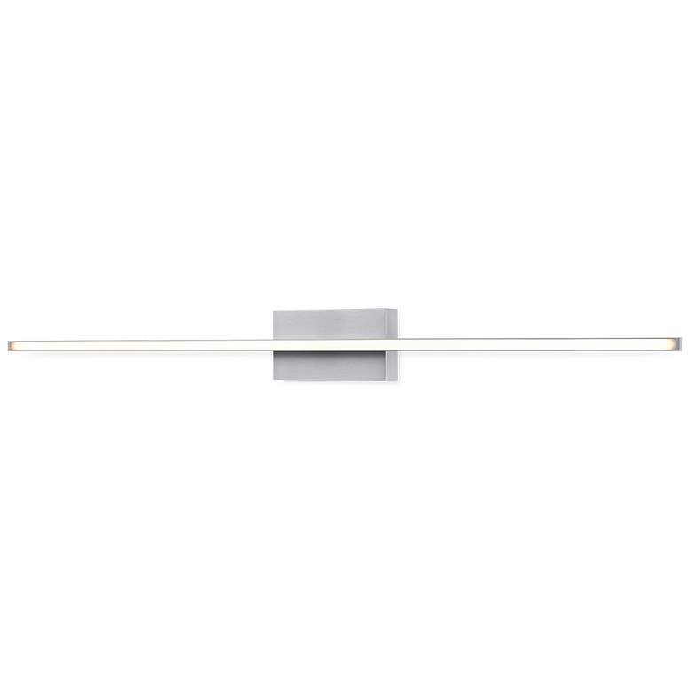 Image 1 Kuzco Vega Minor LED 36-in Brushed Nickel Wall Sconce