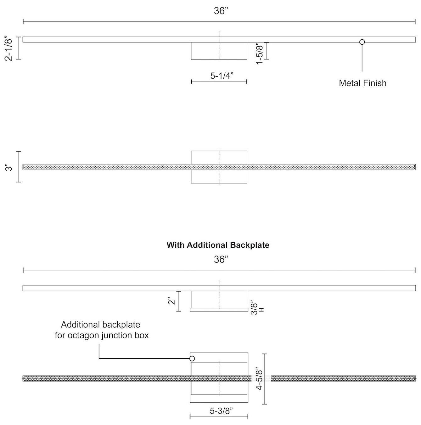 Image 3 Kuzco Vega Minor LED 36-in Brushed Nickel Wall Sconce more views