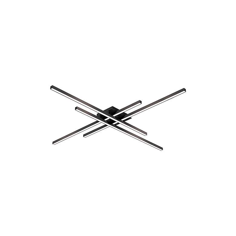 Image 2 Kuzco Vega Minor LED 47-in Black Flush Mount more views