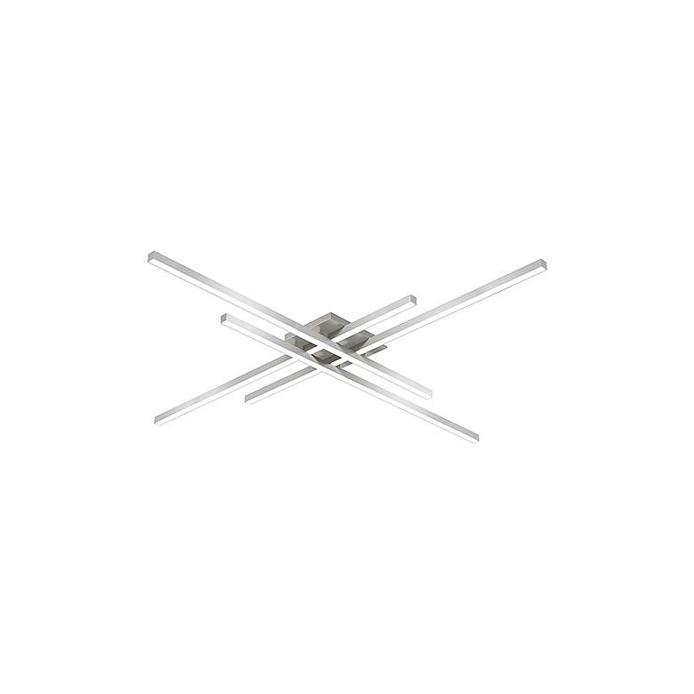Image 2 Kuzco Vega Minor LED 47-in Brushed Nickel Flush Mount more views