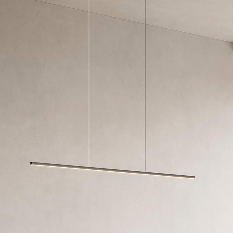 Image 1 Kuzco Vega Minor LED 48-in Black Linear Pendant