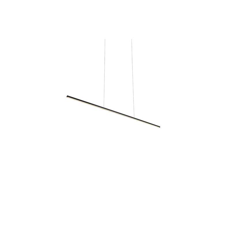 Image 3 Kuzco Vega Minor LED 48-in Black Linear Pendant more views