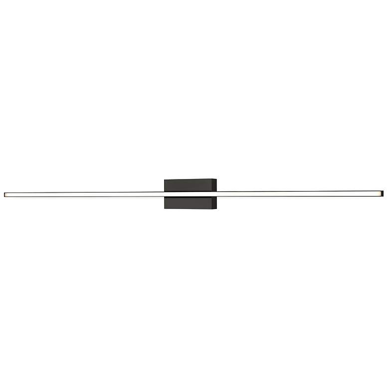 Image 1 Kuzco Vega Minor LED 48-in Black Wall Sconce