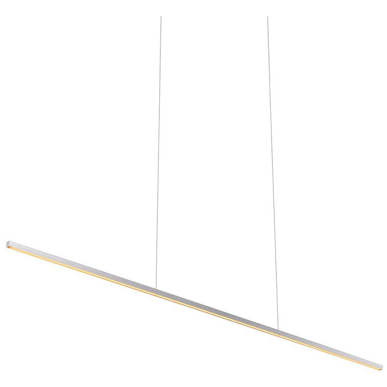 Image 1 Kuzco Vega Minor LED 48-in Brushed Nickel Linear Pendant