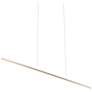 1_Kuzco Vega Minor LED 48-in Brushed Nickel Linear Pendant