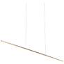 1_Kuzco Vega Minor LED 48-in Brushed Nickel Linear Pendant