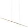 Kuzco Vega Minor LED 48-in Brushed Nickel Linear Pendant