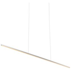 Kuzco Vega Minor LED 48-in Brushed Nickel Linear Pendant