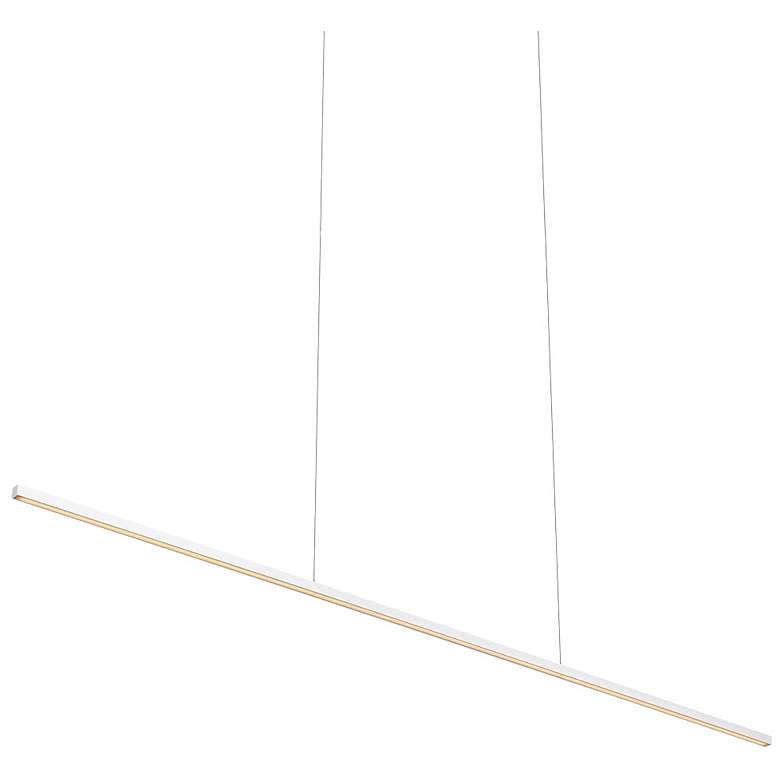 Image 1 Kuzco Vega Minor LED 48-in White Linear Pendant
