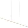 1_Kuzco Vega Minor LED 48-in White Linear Pendant