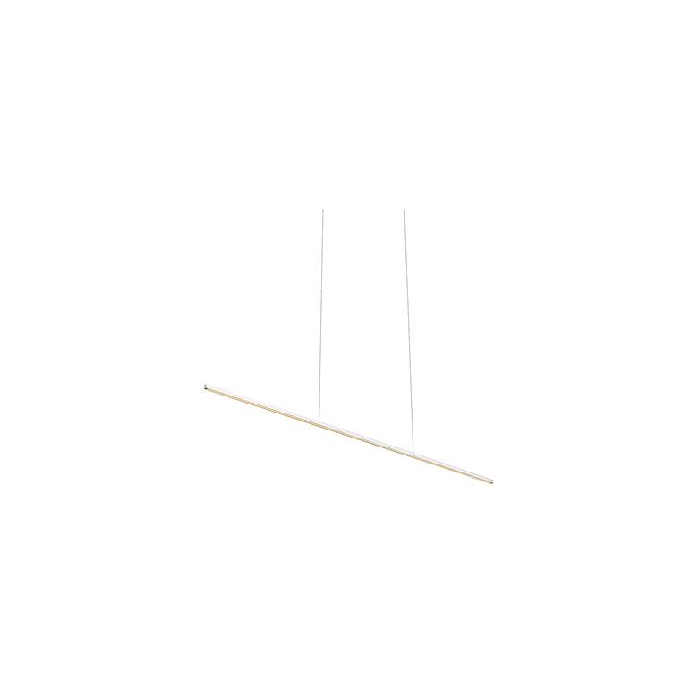 Image 3 Kuzco Vega Minor LED 48-in White Linear Pendant more views