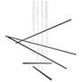 2_Kuzco Vega Minor LED 5 Head Black Multi-Pendant more views