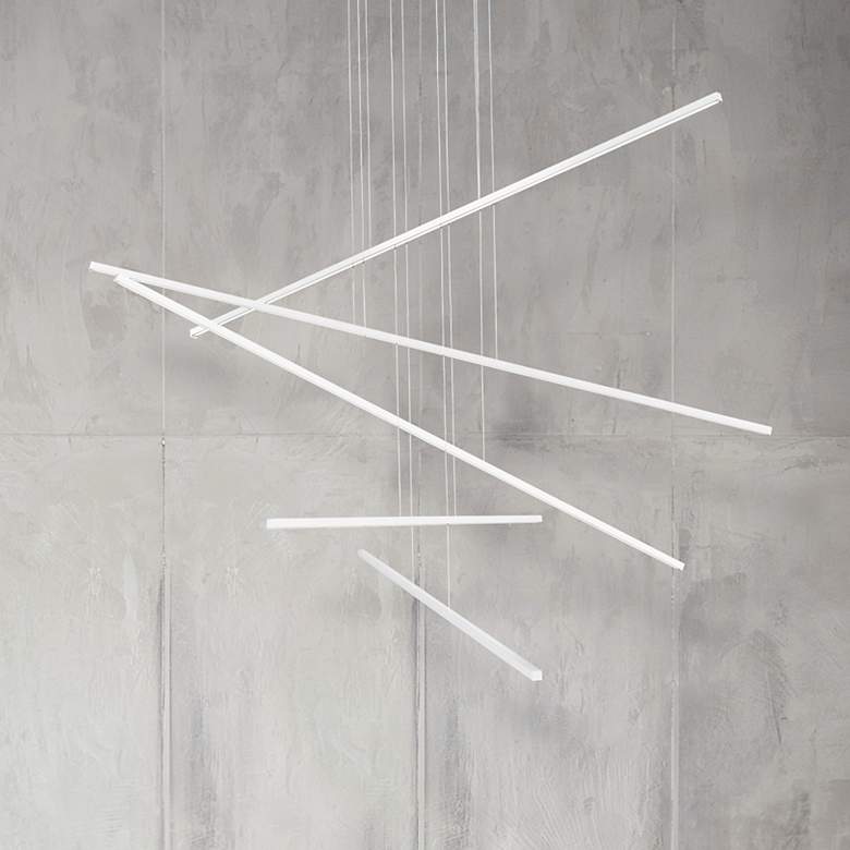 Image 1 Kuzco Vega Minor LED 5 Head White Multi-Pendant