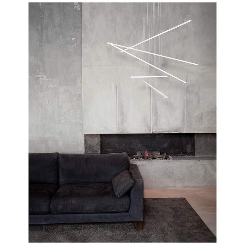 Image 3 Kuzco Vega Minor LED 5 Head White Multi-Pendant more views