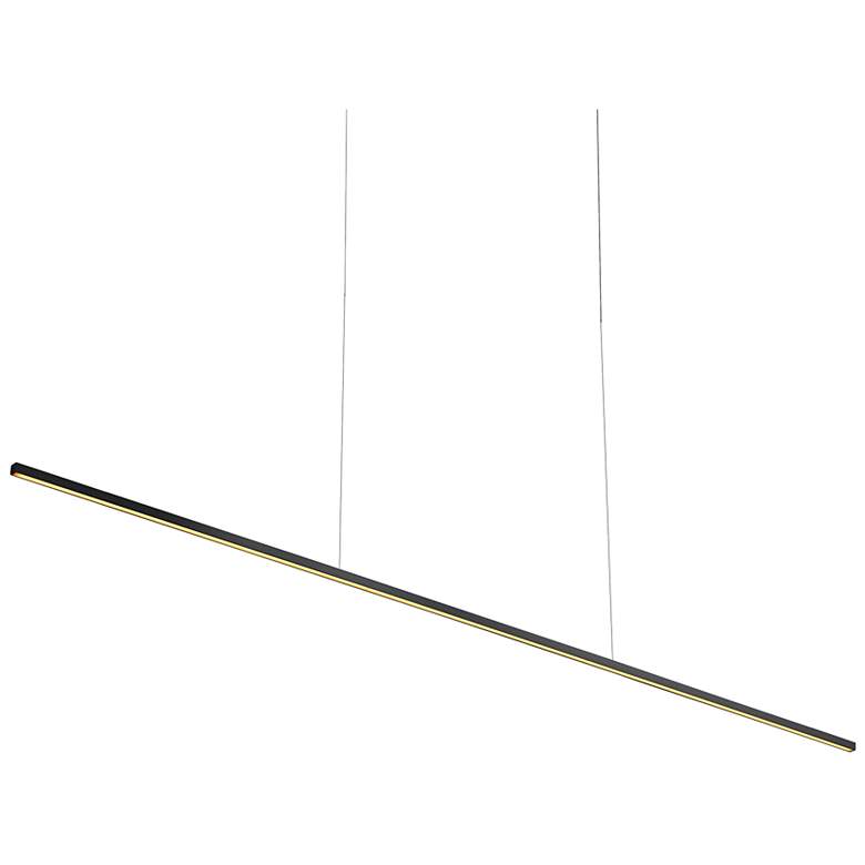 Image 2 Kuzco Vega Minor LED 60-in Black Linear Pendant