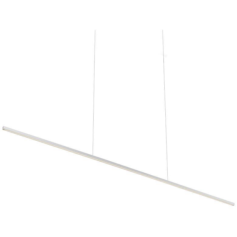 Image 1 Kuzco Vega Minor LED 60-in Brushed Nickel Linear Pendant