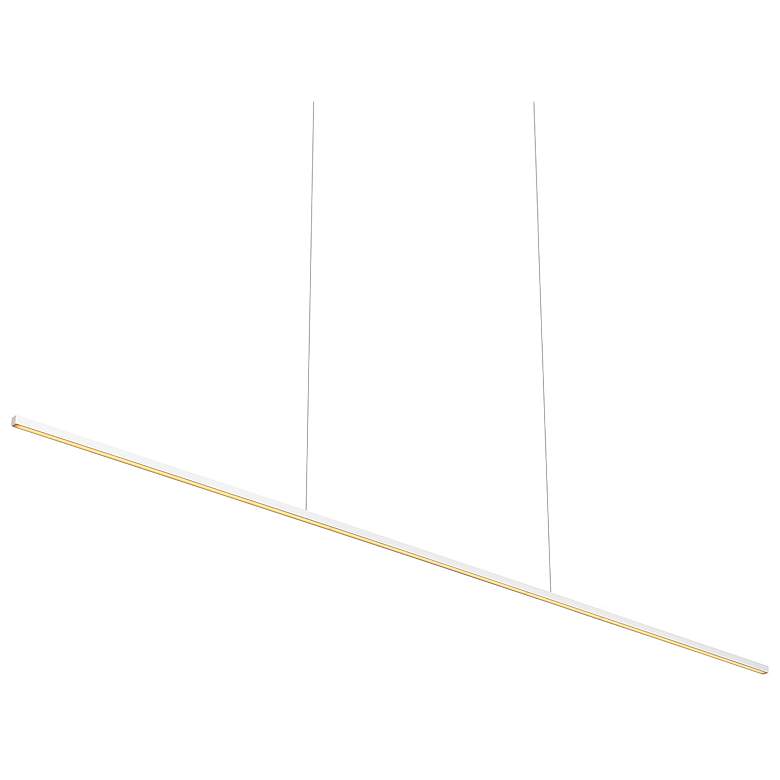 Image 1 Kuzco Vega Minor LED 60-in White Linear Pendant