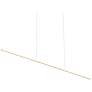 1_Kuzco Vega Minor LED 60-in White Linear Pendant