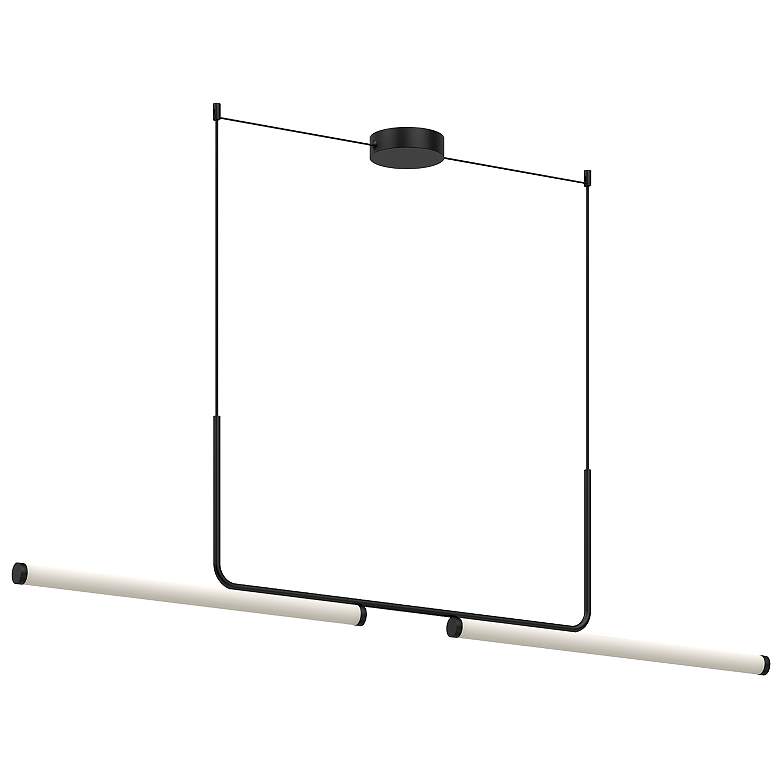 Image 2 Kuzco Vesper LED 73-in Black Linear Pendant