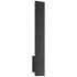 Kuzco Vesta LED 24-in Black All-terior Wall Sconce