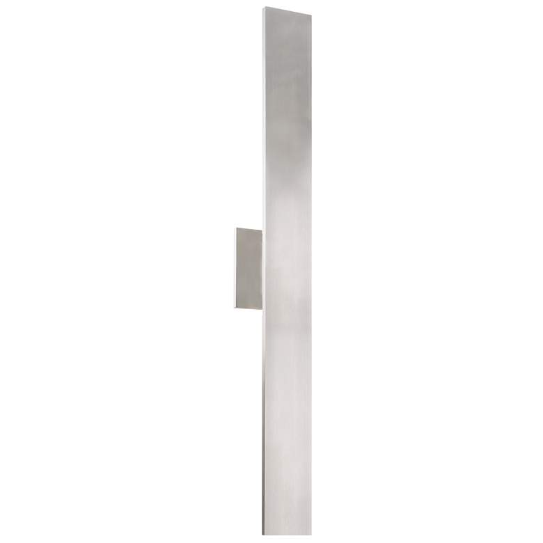 Image 1 Kuzco Vesta LED 28-in Brushed Nickel All-terior Wall Sconce