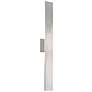 1_Kuzco Vesta LED 28-in Brushed Nickel All-terior Wall Sconce