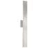 Kuzco Vesta LED 28-in Brushed Nickel All-terior Wall Sconce