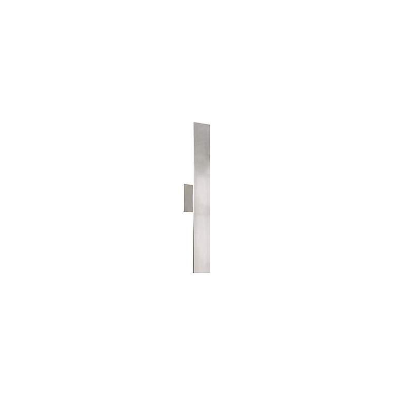 Image 2 Kuzco Vesta LED 28-in Brushed Nickel All-terior Wall Sconce more views