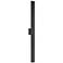 Kuzco Vesta LED 50-in Black All-terior Wall Sconce