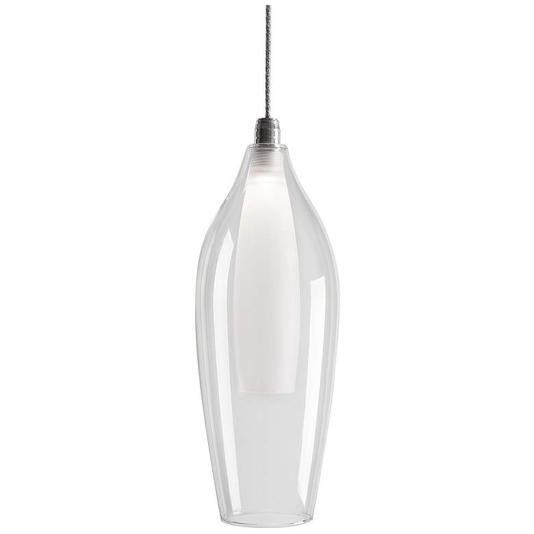 Image 1 Kuzco Victoria LED 4-in Chrome Pendant