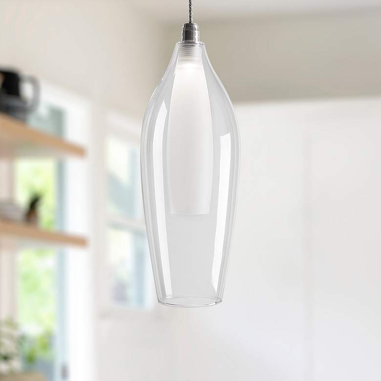 Image 1 Kuzco Victoria LED 4-in Chrome Pendant