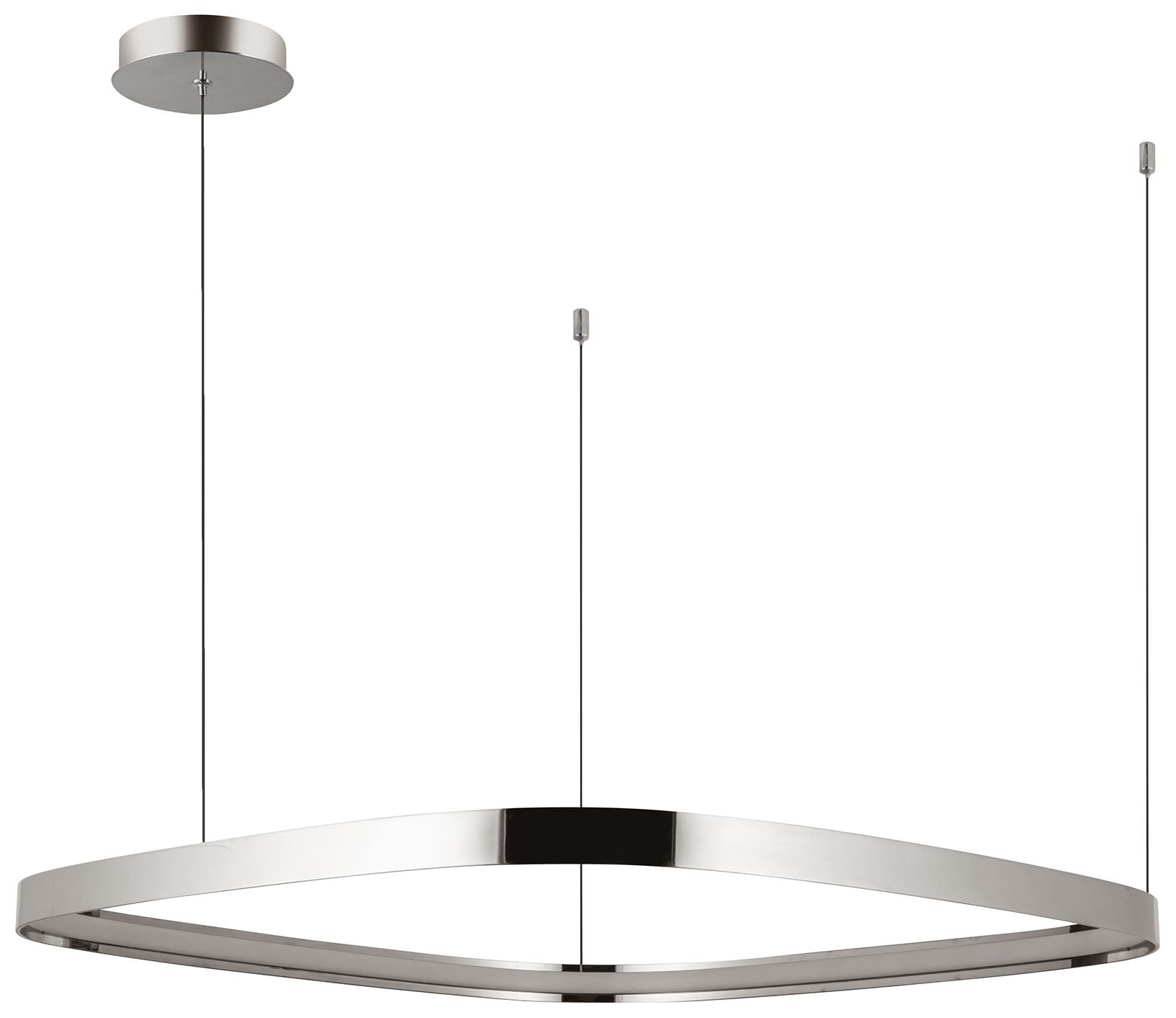 Image 2 Kuzco Yukon LED 31-in Polished Nickel Pendant more views