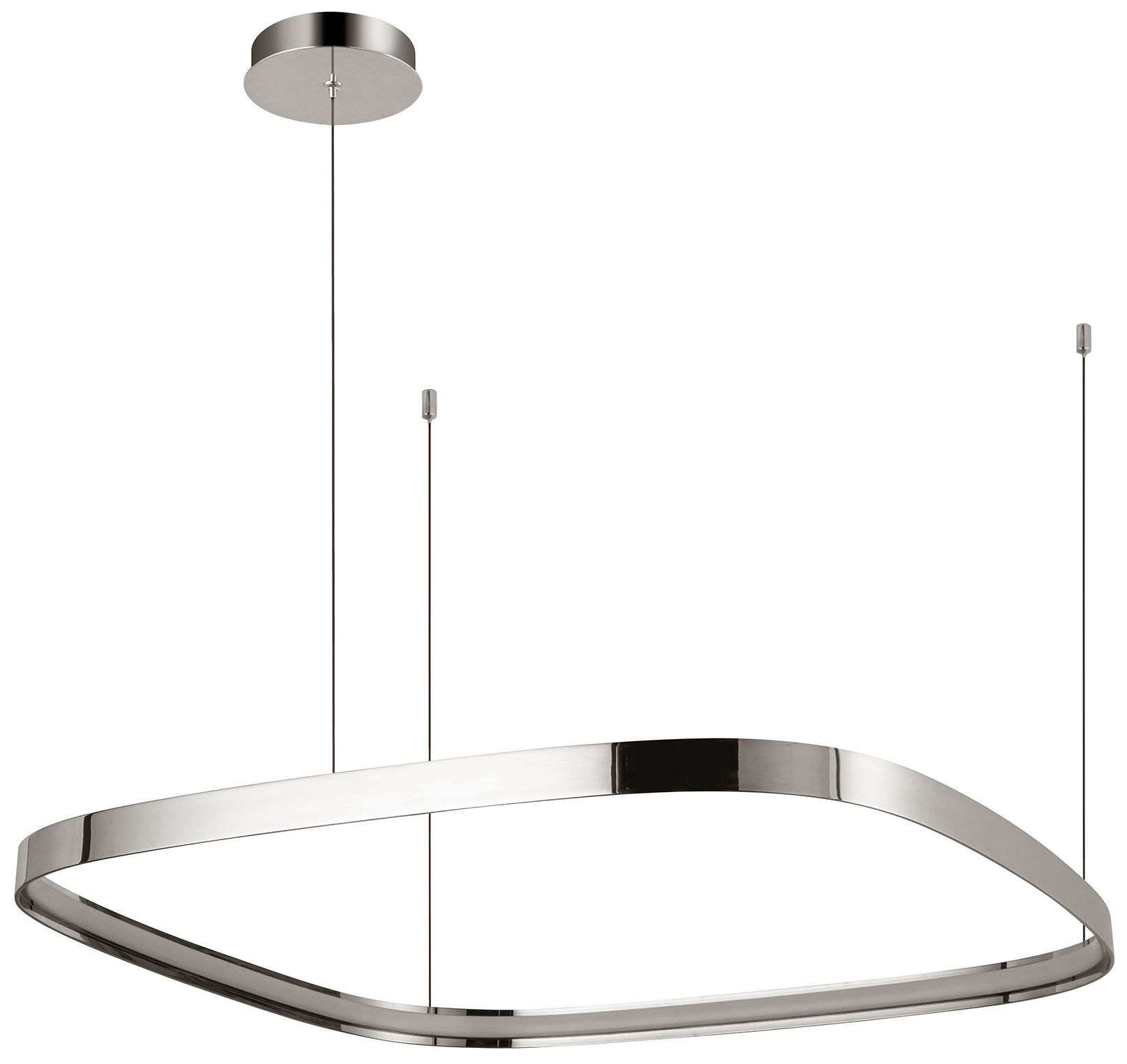 Image 4 Kuzco Yukon LED 31-in Polished Nickel Pendant more views