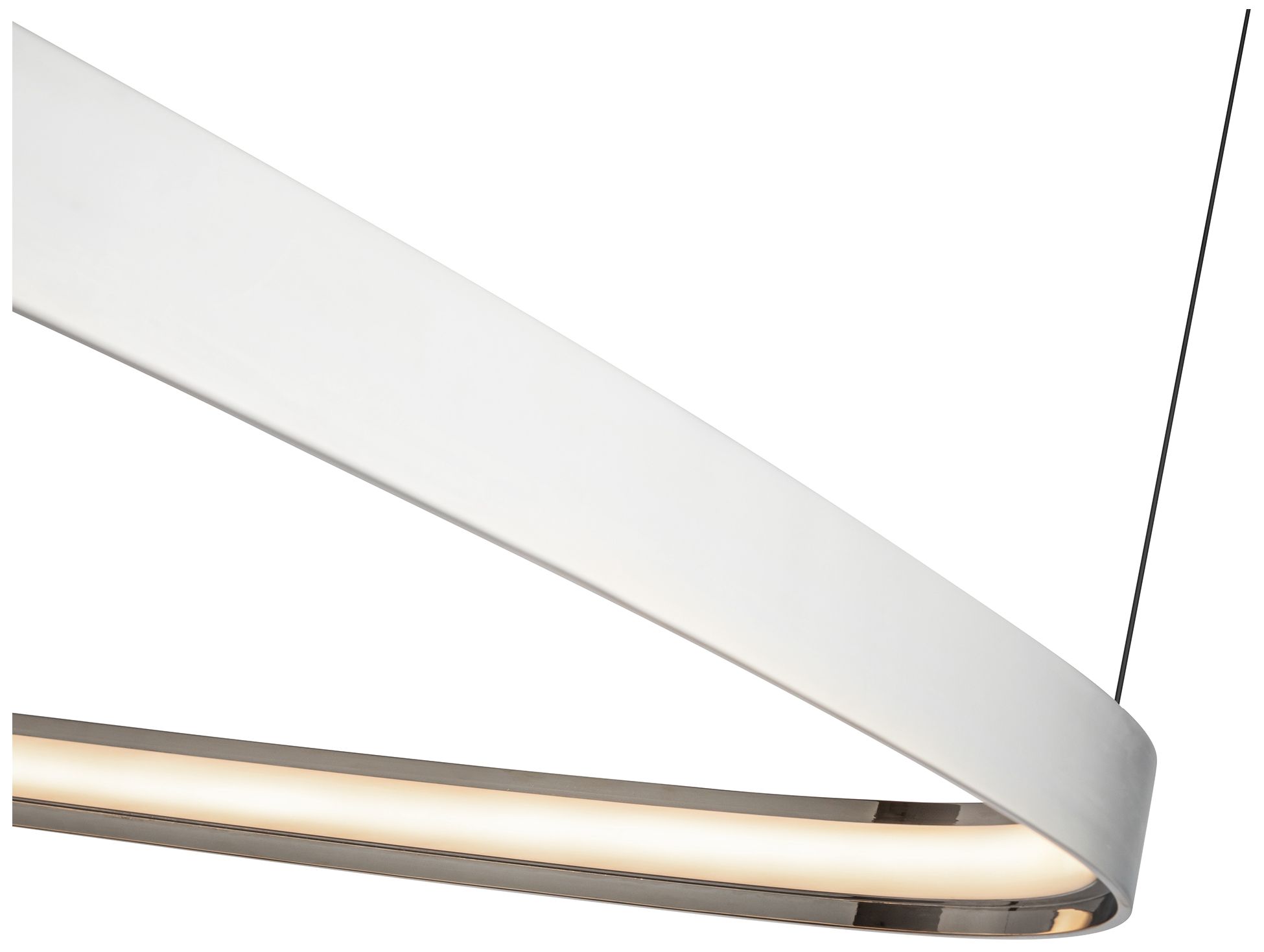 Image 5 Kuzco Yukon LED 31-in Polished Nickel Pendant more views