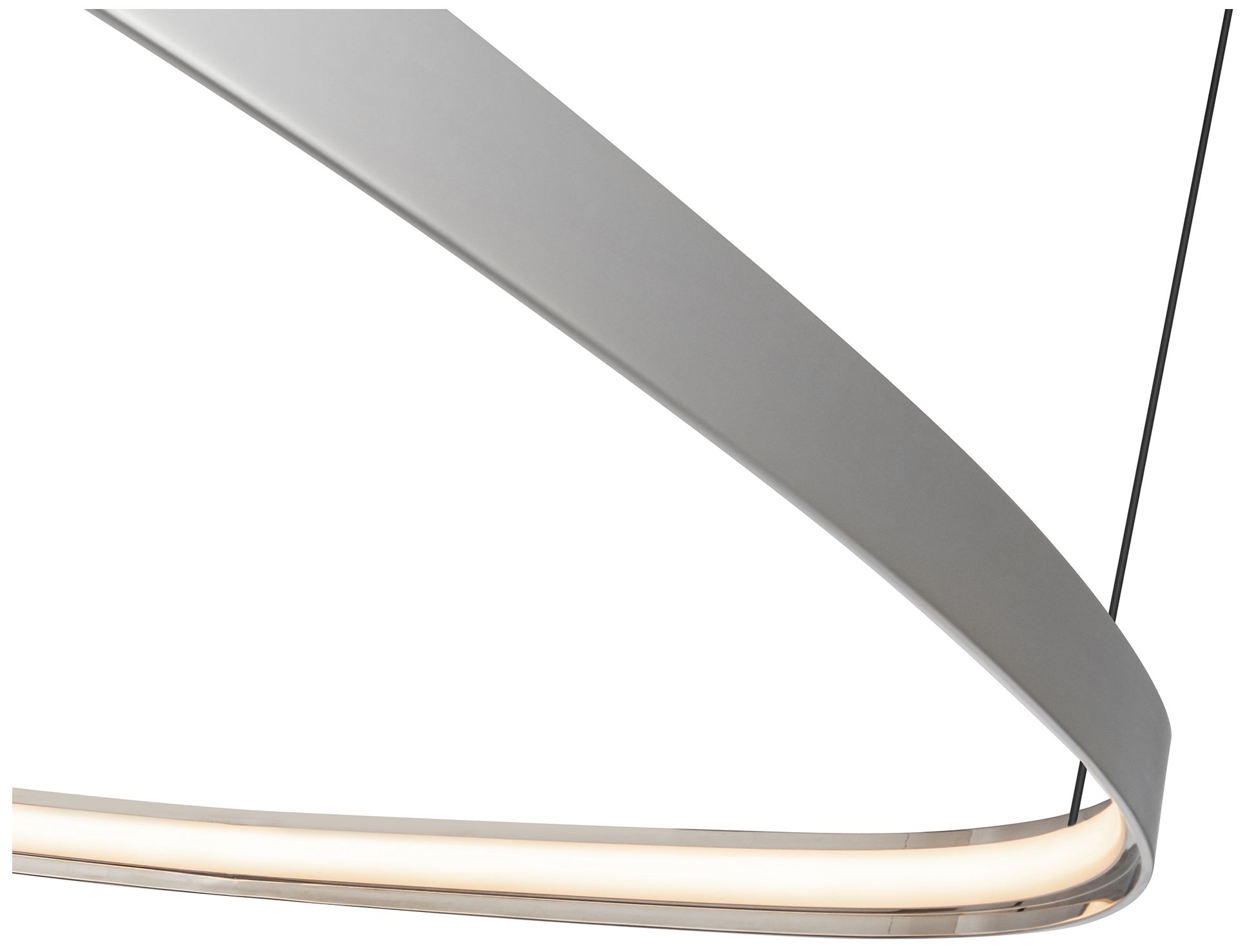 Image 5 Kuzco Yukon LED 40-in Polished Nickel Pendant more views