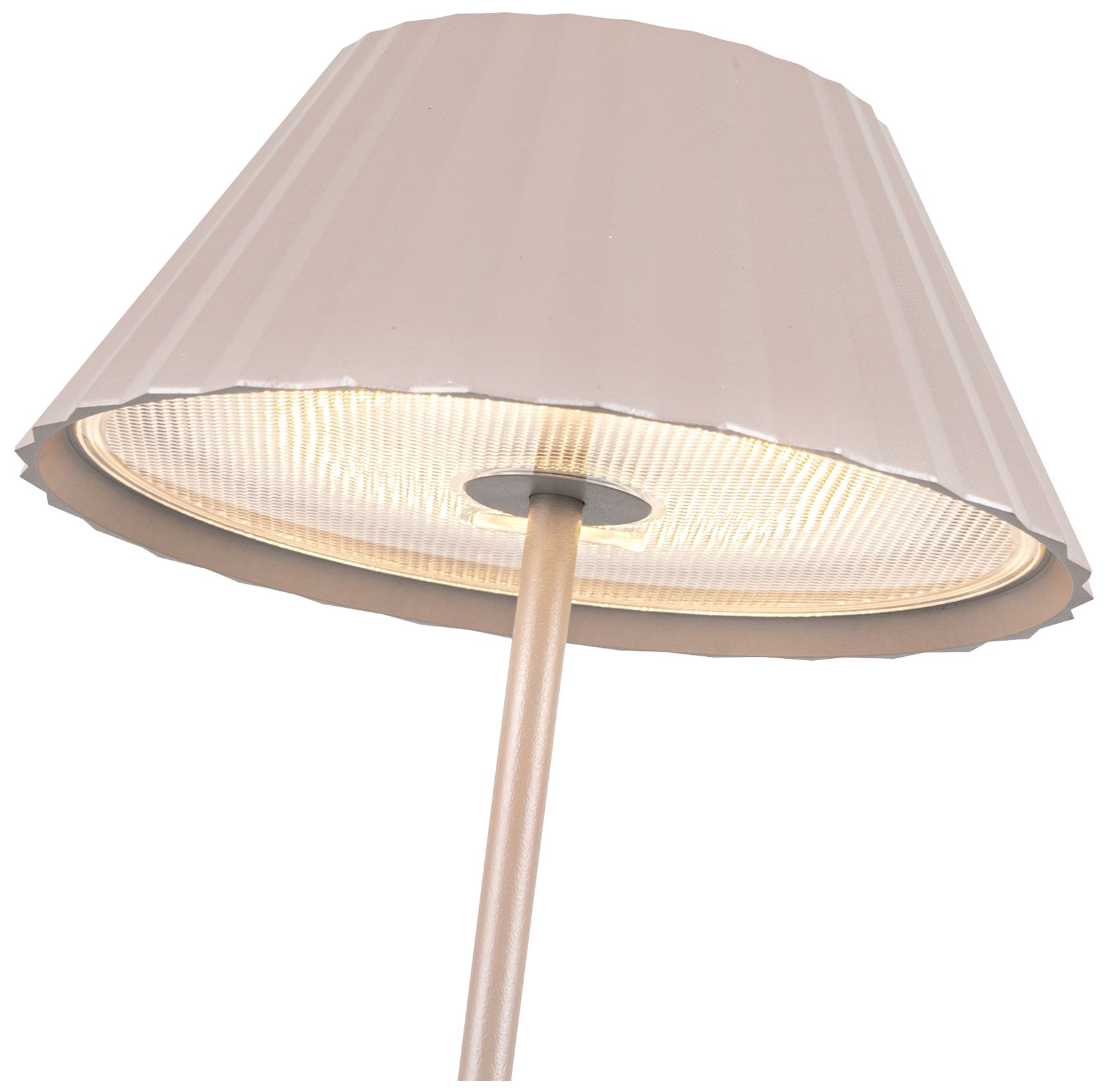 Image 3 Kuzco Zola LED 6-in Moonstone Gray LED Table Lamp more views