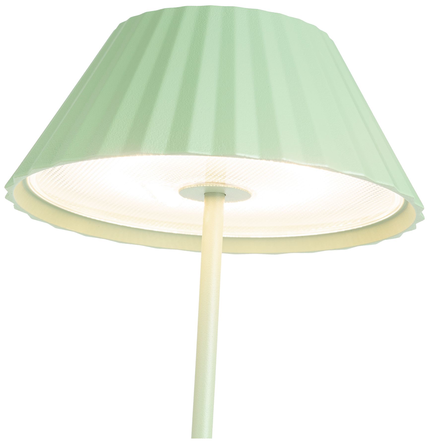 Image 3 Kuzco Zola LED 6-in Sage Green LED Table Lamp more views