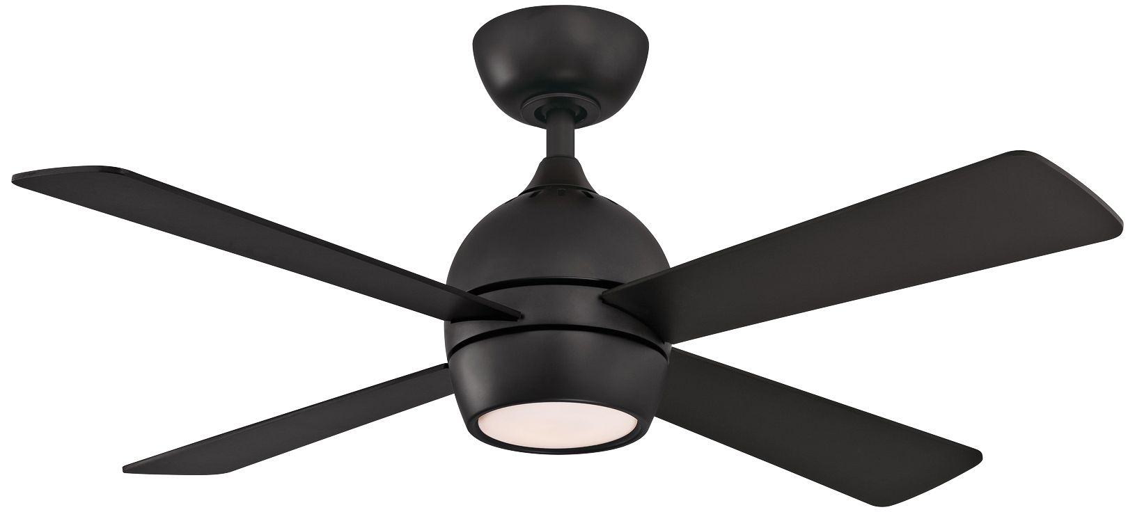 Kwad 44 inch Indoor Ceiling Fan with LED Light Kit - Black