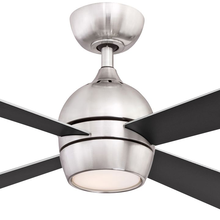 Image 3 Kwad 44 inch Indoor Ceiling Fan with LED Light Kit - Brushed Nickel more views