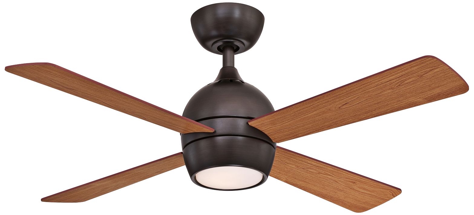 Image 2 Kwad 44 inch Indoor Ceiling Fan with LED Light Kit - Dark Bronze