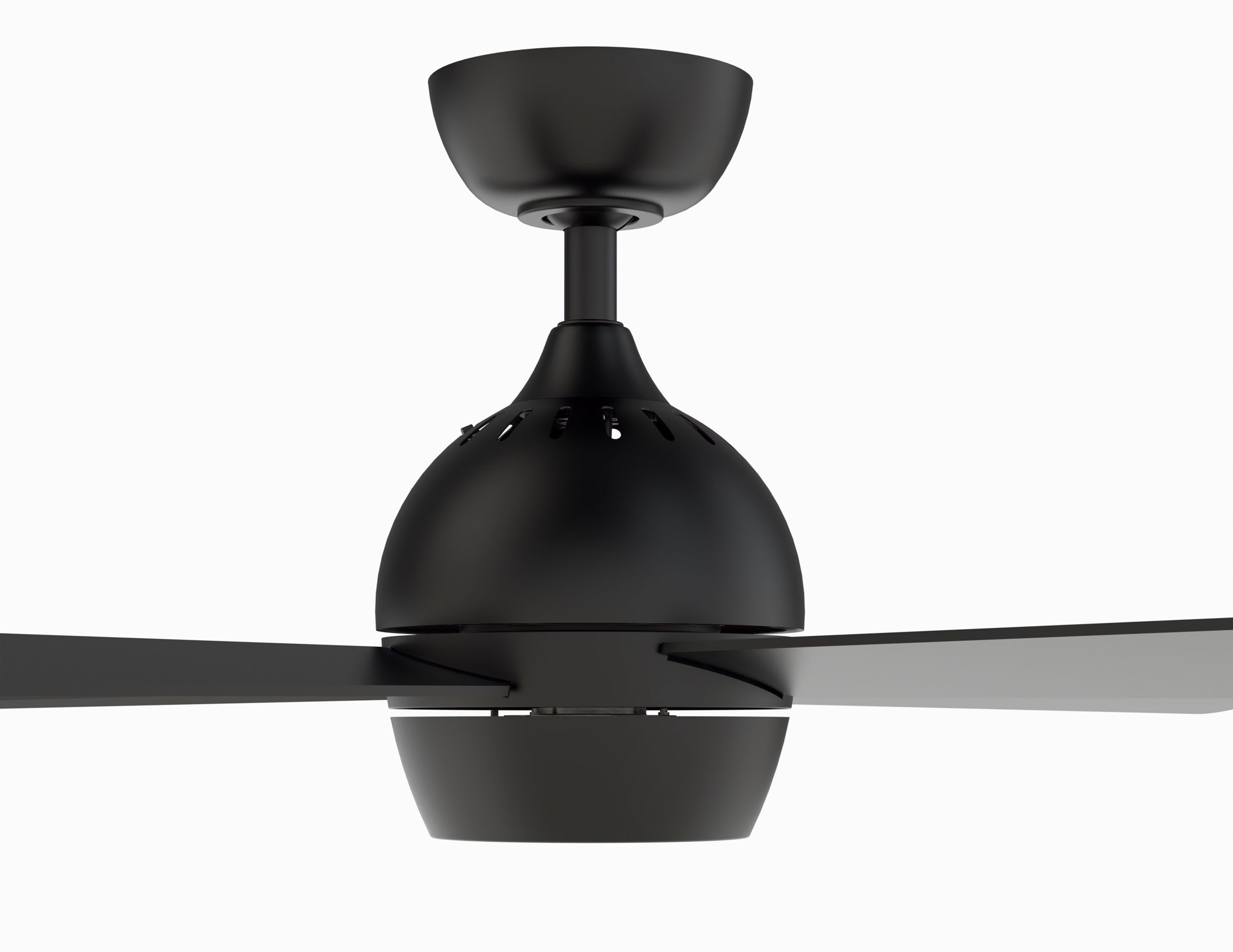 Image 6 Kwad 52 inch Indoor Ceiling Fan with LED Light Kit - Black more views